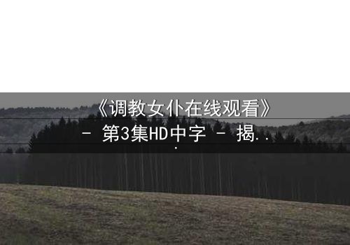 《调教女仆在线观看》- 第3集HD中字 - 揭开主仆契约背后的致命秘密