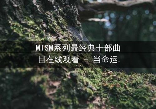 MISM系列最经典十部曲目在线观看 - 当命运之轮转动,谁能逃脱诅咒的宿命?