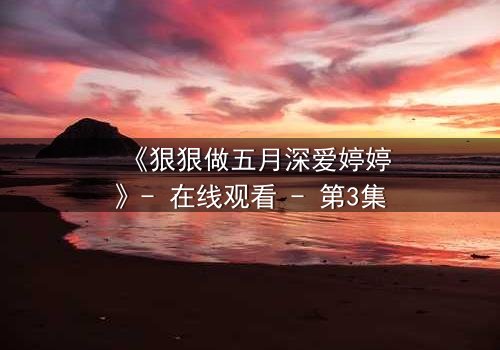 《狠狠做五月深爱婷婷》- 在线观看 - 第3集