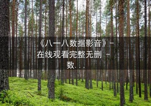 《八一八数据影音》- 在线观看完整无删 - 数据背后藏着谁的秘密?