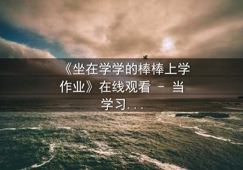 《坐在学学的棒棒上学作业》在线观看 - 当学习变成一场危险的诱惑游戏