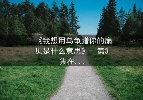 《我想用乌龟蹭你的扇贝是什么意思》- 第3集在线观看 - 揭开禁忌隐喻背后的真相