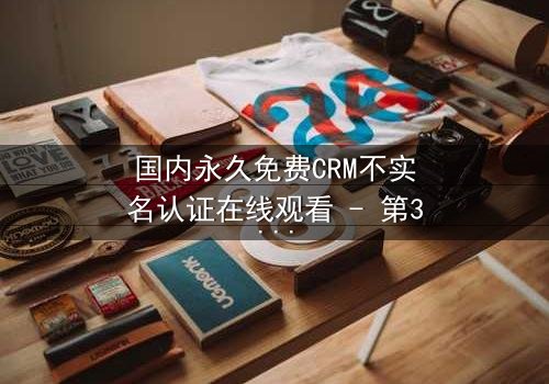 国内永久免费CRM不实名认证在线观看 - 第3集 - 揭开企业数据背后的惊天秘密