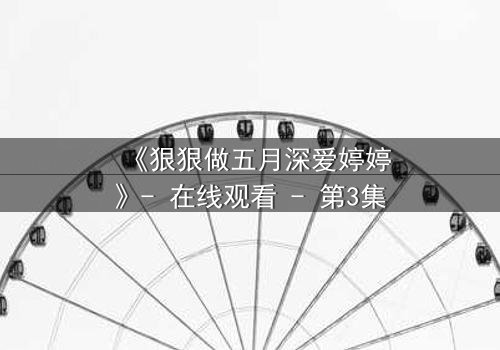 《狠狠做五月深爱婷婷》- 在线观看 - 第3集