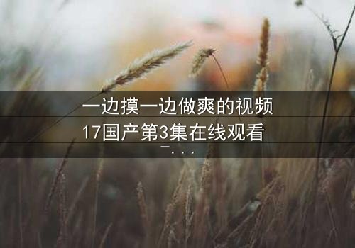 一边摸一边做爽的视频17国产第3集在线观看 - 当禁忌触感引爆致命漩涡