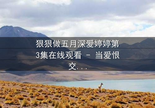 狠狠做五月深爱婷婷第3集在线观看 - 当爱恨交织,谁将主宰命运?